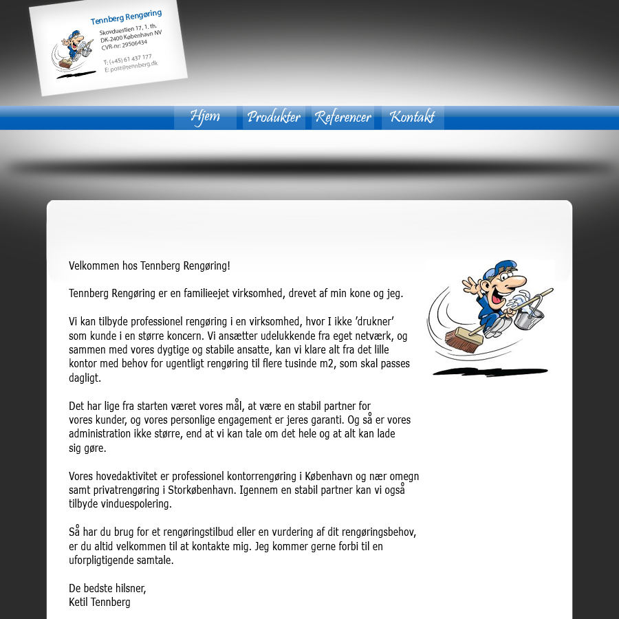 tennberg Design for a cleaning company